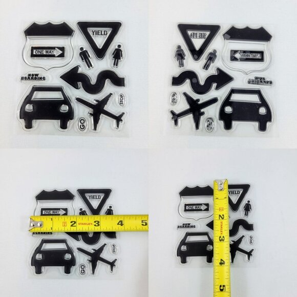 Stamp Lot Clear Stamps Travel Rubber Heidi Swapp Foam Stamps Dots Crafts Scrapbo - Picture 4 of 16